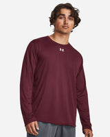Men's Team Tech™ Long Sleeve T-Shirt Maroon/ White