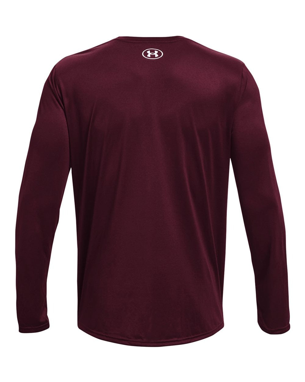 Men's Team Tech™ Long Sleeve T-Shirt Maroon/ White_3