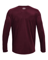 Men's Team Tech™ Long Sleeve T-Shirt Maroon/ White_3