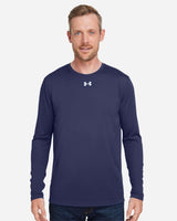 Men's Team Tech™ Long Sleeve T-Shirt Midnight Navy/ White