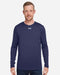 Men's Team Tech™ Long Sleeve T-Shirt Midnight Navy/ White