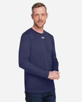 Men's Team Tech™ Long Sleeve T-Shirt Midnight Navy/ White_1
