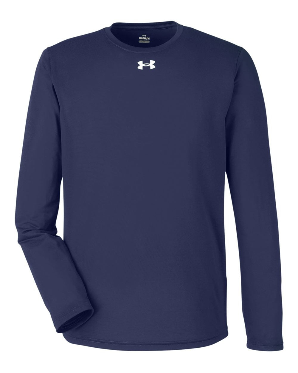 Men's Team Tech™ Long Sleeve T-Shirt Midnight Navy/ White_3