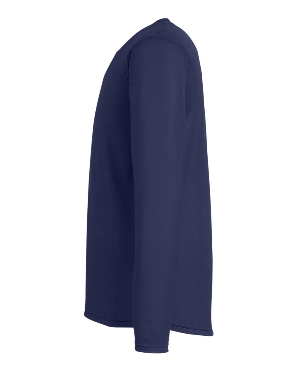 Men's Team Tech™ Long Sleeve T-Shirt Midnight Navy/ White_4