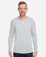 Men's Team Tech™ Long Sleeve T-Shirt Mod Grey Light Heather/ White