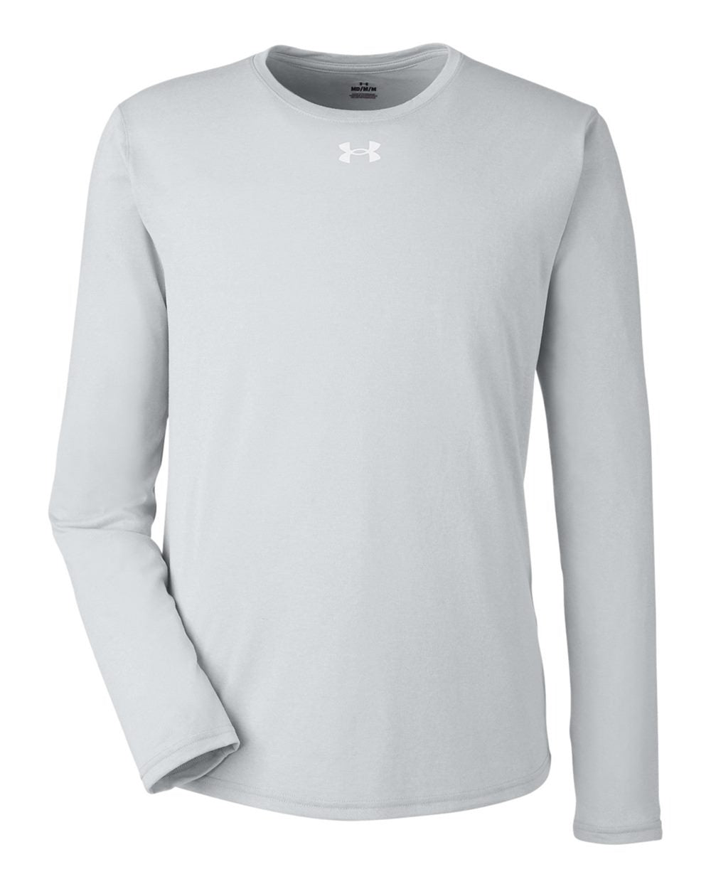 Men's Team Tech™ Long Sleeve T-Shirt Mod Grey Light Heather/ White_3
