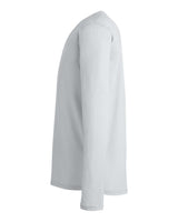 Men's Team Tech™ Long Sleeve T-Shirt Mod Grey Light Heather/ White_4