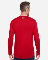 Men's Team Tech™ Long Sleeve T-Shirt Red/ White_2