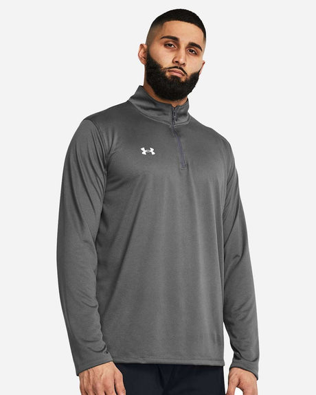 Men's Team Tech™ Quarter-Zip Castlerock/ White