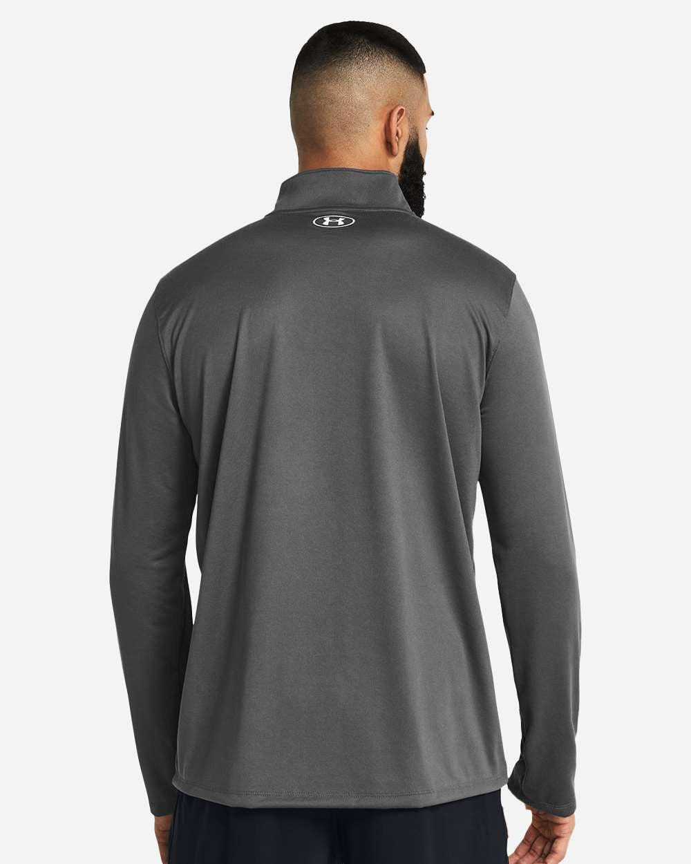 Men's Team Tech™ Quarter-Zip Castlerock/ White_1