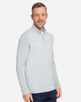 Men's Team Tech™ Quarter-Zip Pullover Mod Grey Light Heather/ White_1