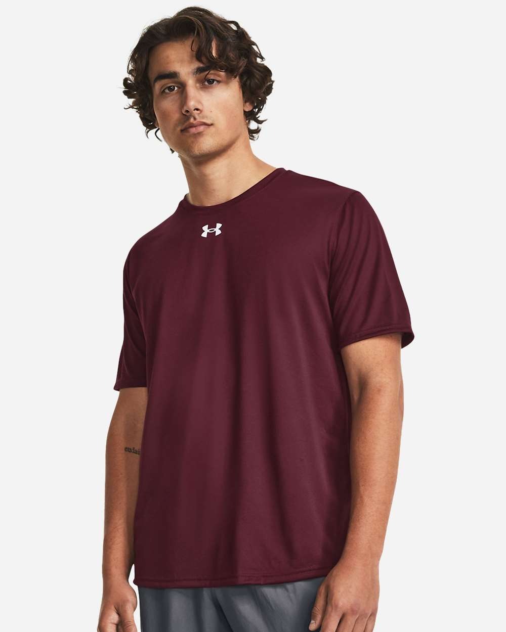 Men's Team Tech™ T-Shirt Maroon/ White
