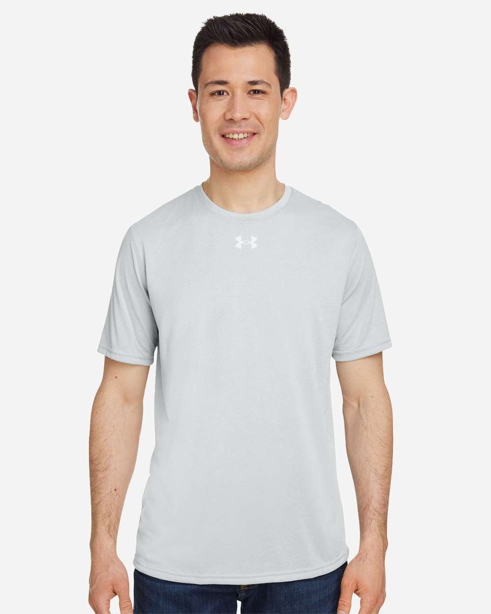 Men's Team Tech™ T-Shirt Mod Grey Light Heather/ White