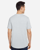 Men's Team Tech™ T-Shirt Mod Grey Light Heather/ White_2