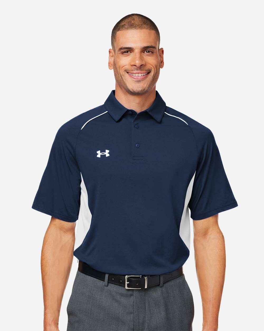 Men's Title Polo 2.0 Midnight Navy/ White