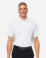 Men's Title Polo 2.0 White/ Mod Grey