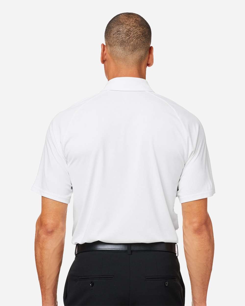 Men's Title Polo 2.0 White/ Mod Grey_2