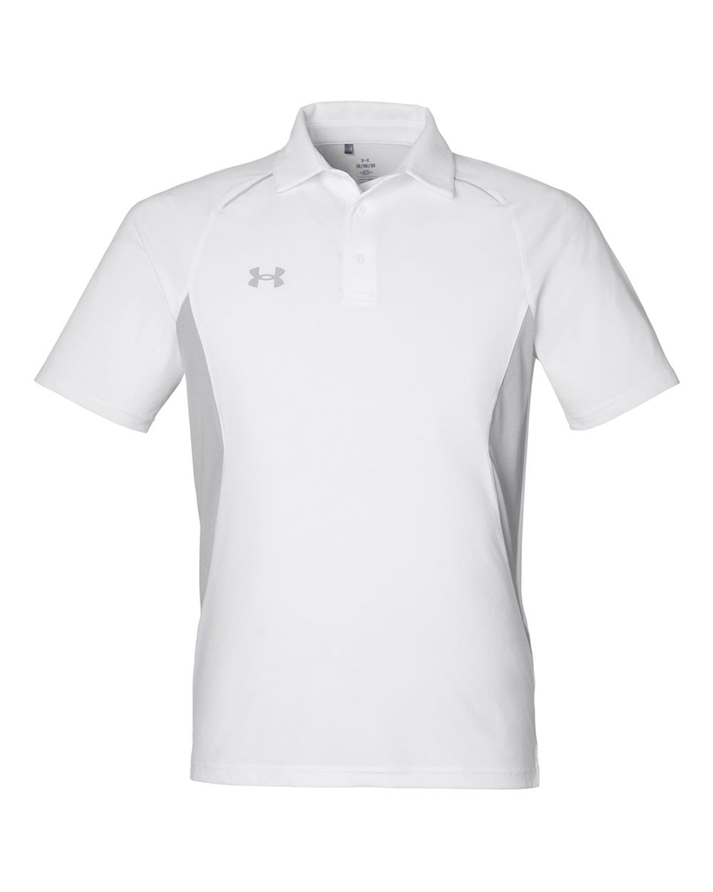 Men's Title Polo 2.0 White/ Mod Grey_3