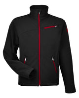 Men's Transport Soft Shell Jacket Black/ Red_3
