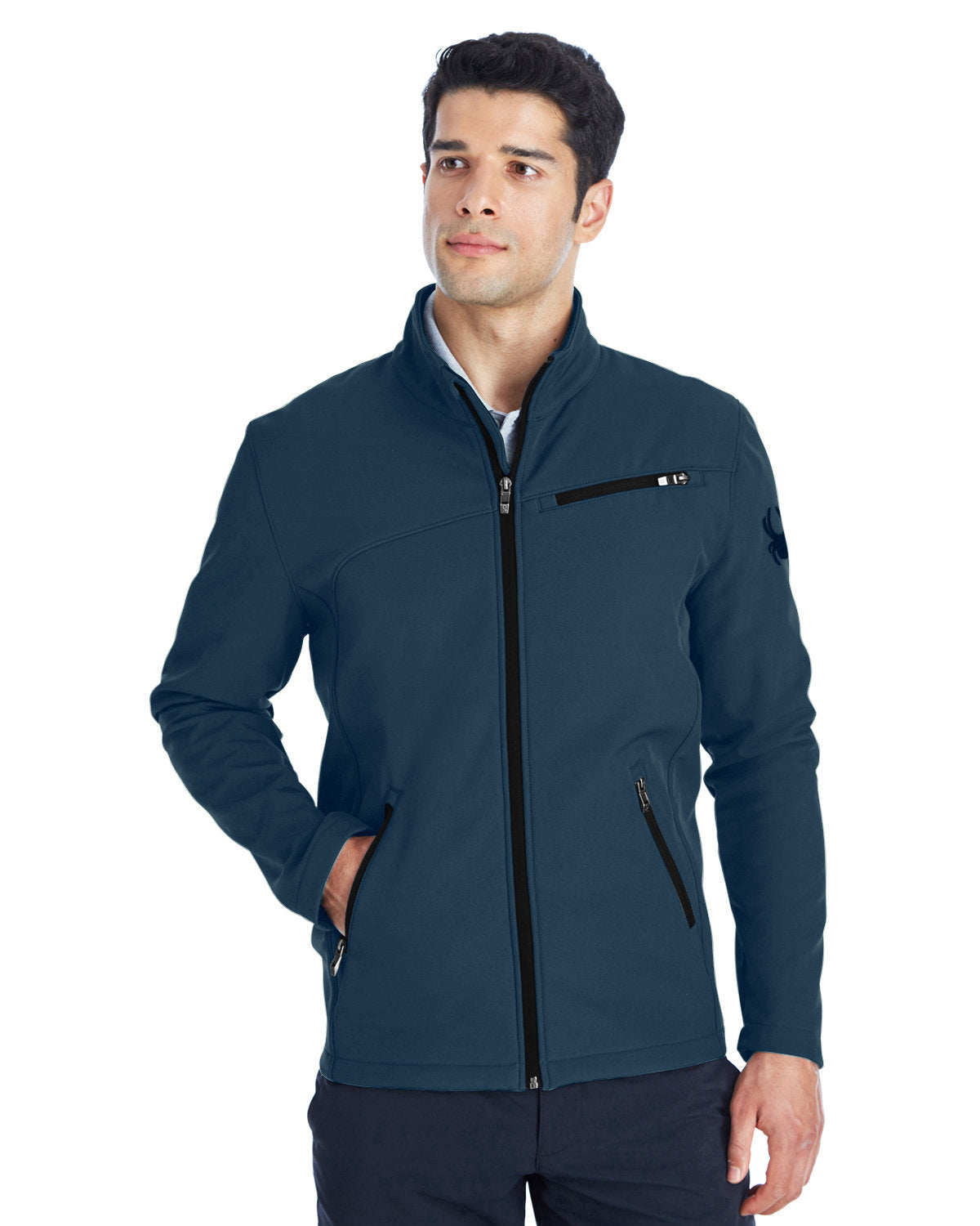 Men's Transport Soft Shell Jacket Grey Blues