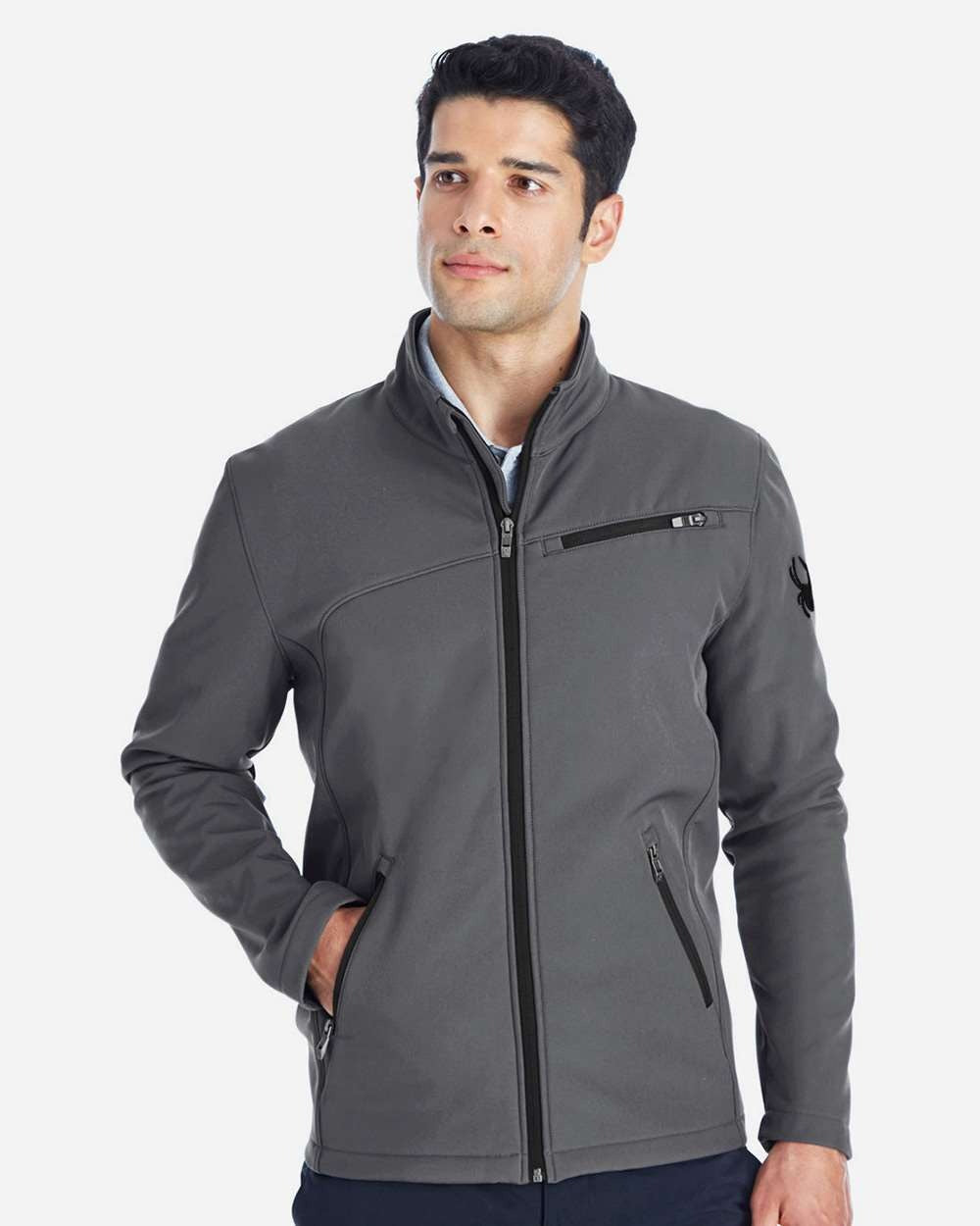 Men's Transport Soft Shell Jacket Polar/ Black