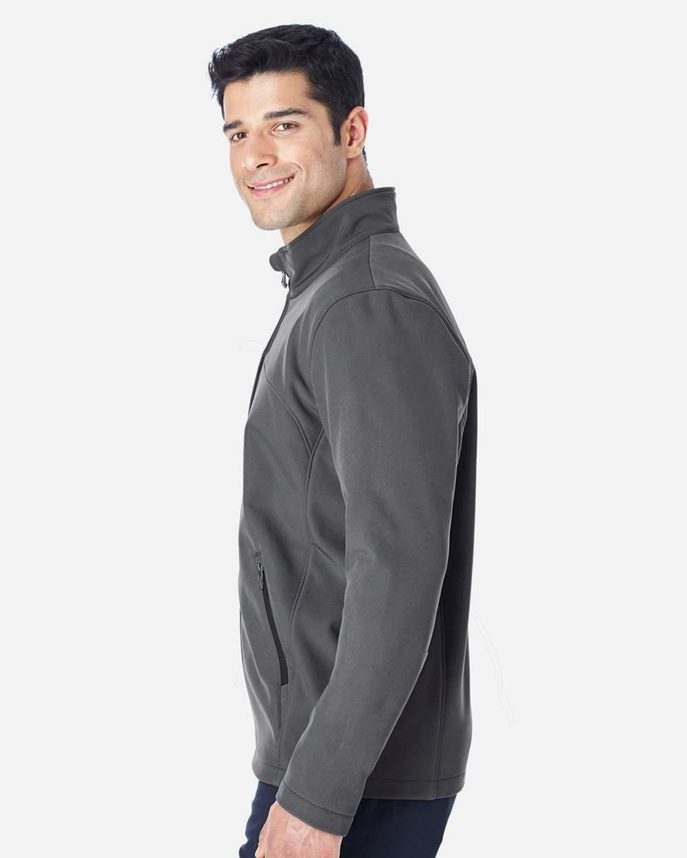 Men's Transport Soft Shell Jacket Polar/ Black_1