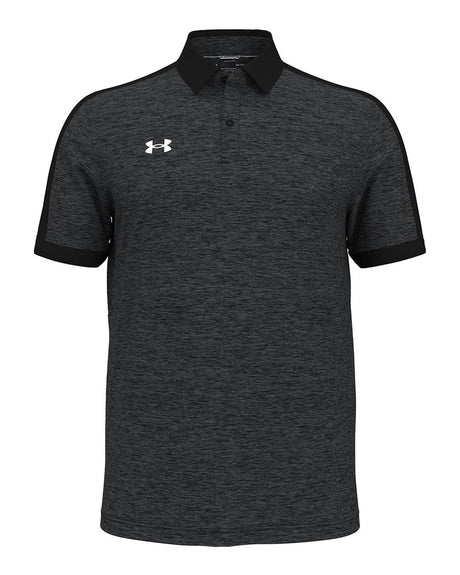 Men's Trophy Level Polo Black/ White