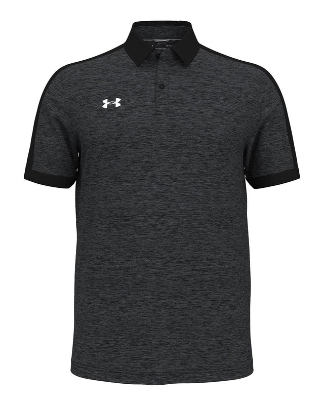 Men's Trophy Level Polo Black/ White