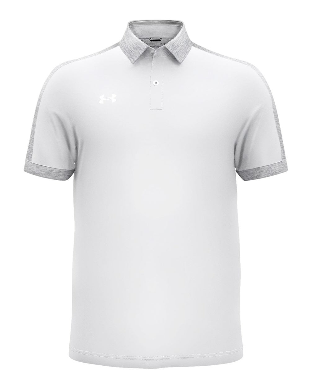 Men's Trophy Level Polo White/ Mod Grey