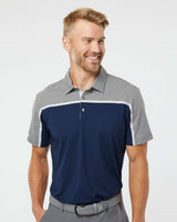 Men's Ultimate Colorblocked Polo Collegiate Navy/ Grey Two/ Grey Five Melange