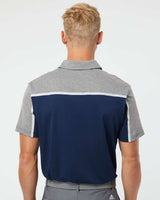 Men's Ultimate Colorblocked Polo Collegiate Navy/ Grey Two/ Grey Five Melange_2