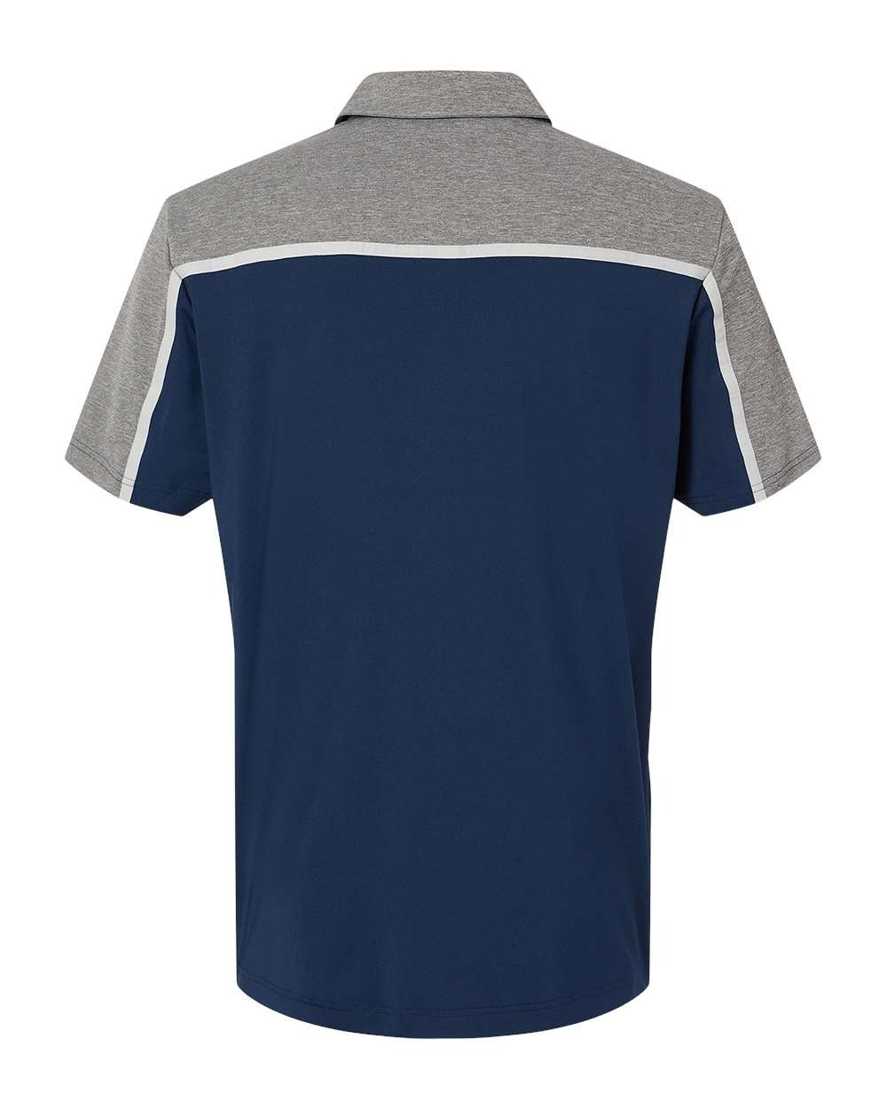 Men's Ultimate Colorblocked Polo Collegiate Navy/ Grey Two/ Grey Five Melange_5