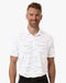 Men's Ultimate Mesh Glimmer Print Polo Clear Pink