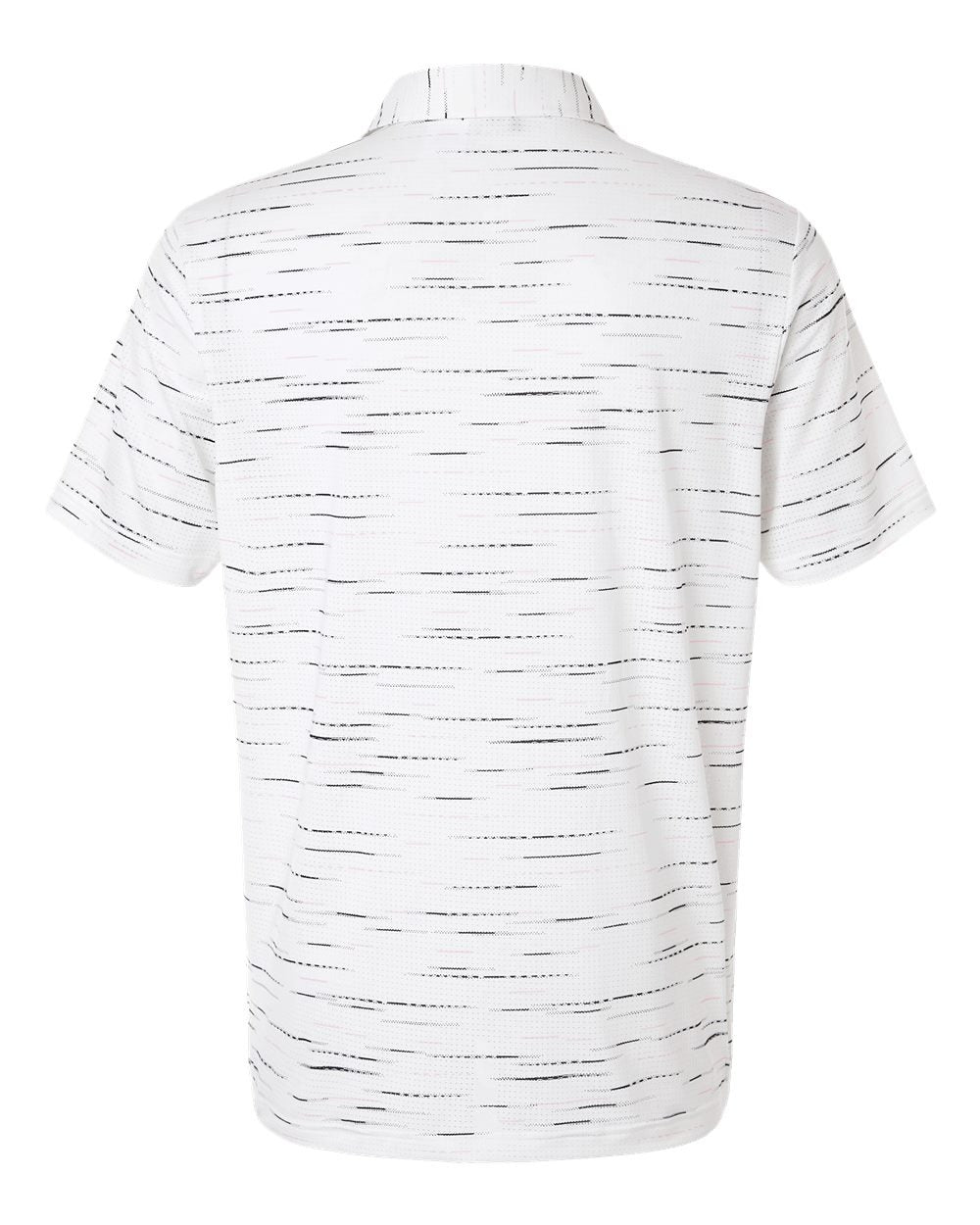Men's Ultimate Mesh Glimmer Print Polo Clear Pink_5