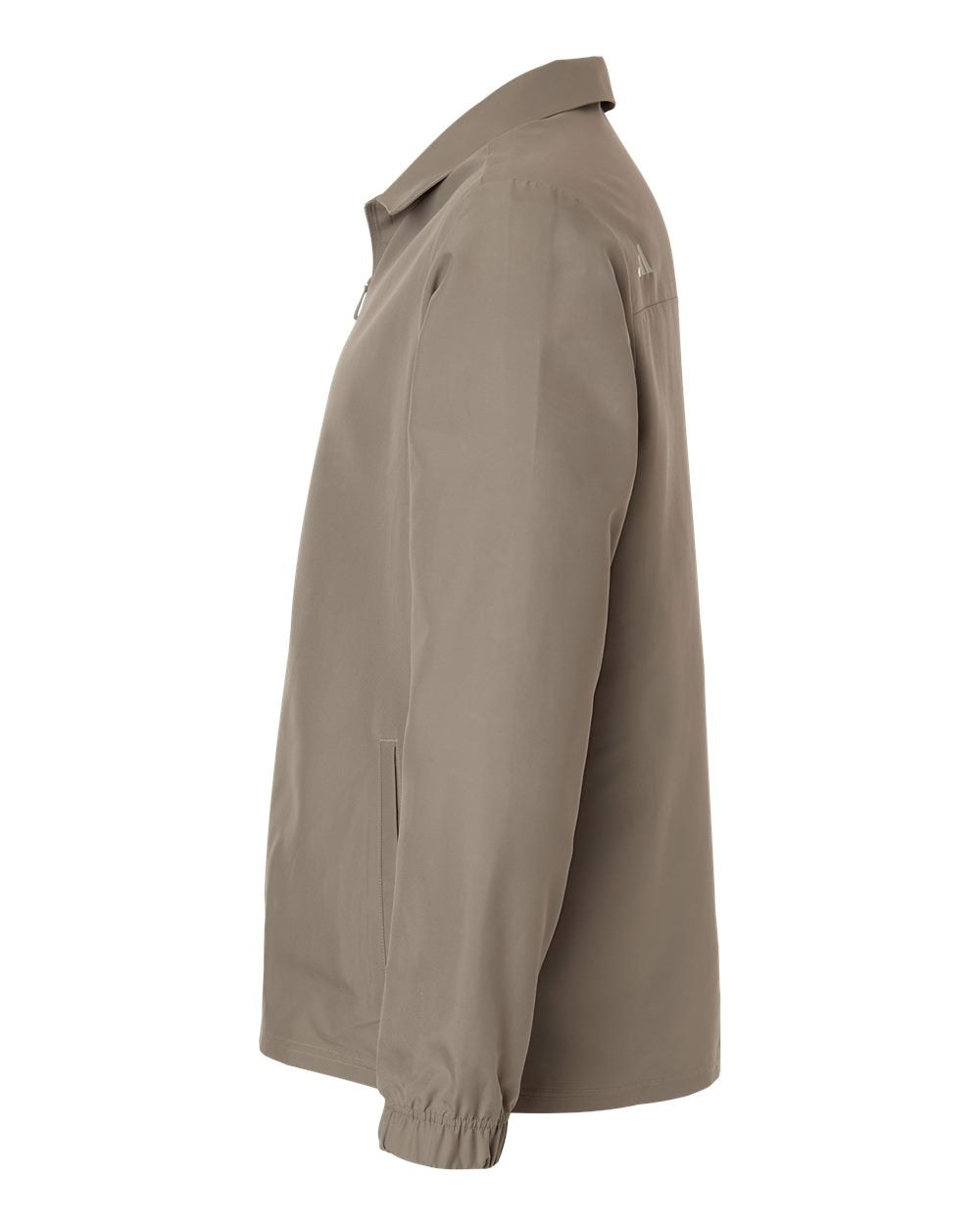 Men's Woven Full-Zip Jacket Putty Beige_4