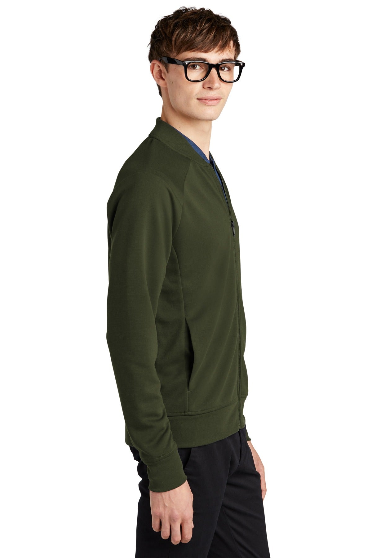 Mercer+Mettle ®  Double-Knit Bomber MM3000 Townsend Green_3