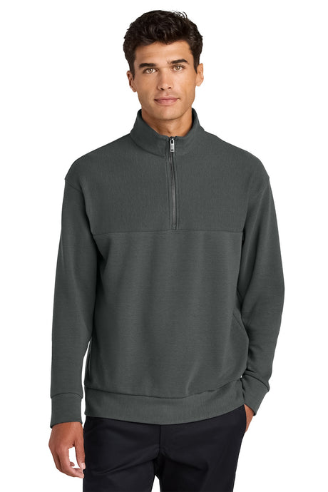 Mercer+Mettle ®  Linear Texture 1/4-Zip MM3040 Storm Grey_1