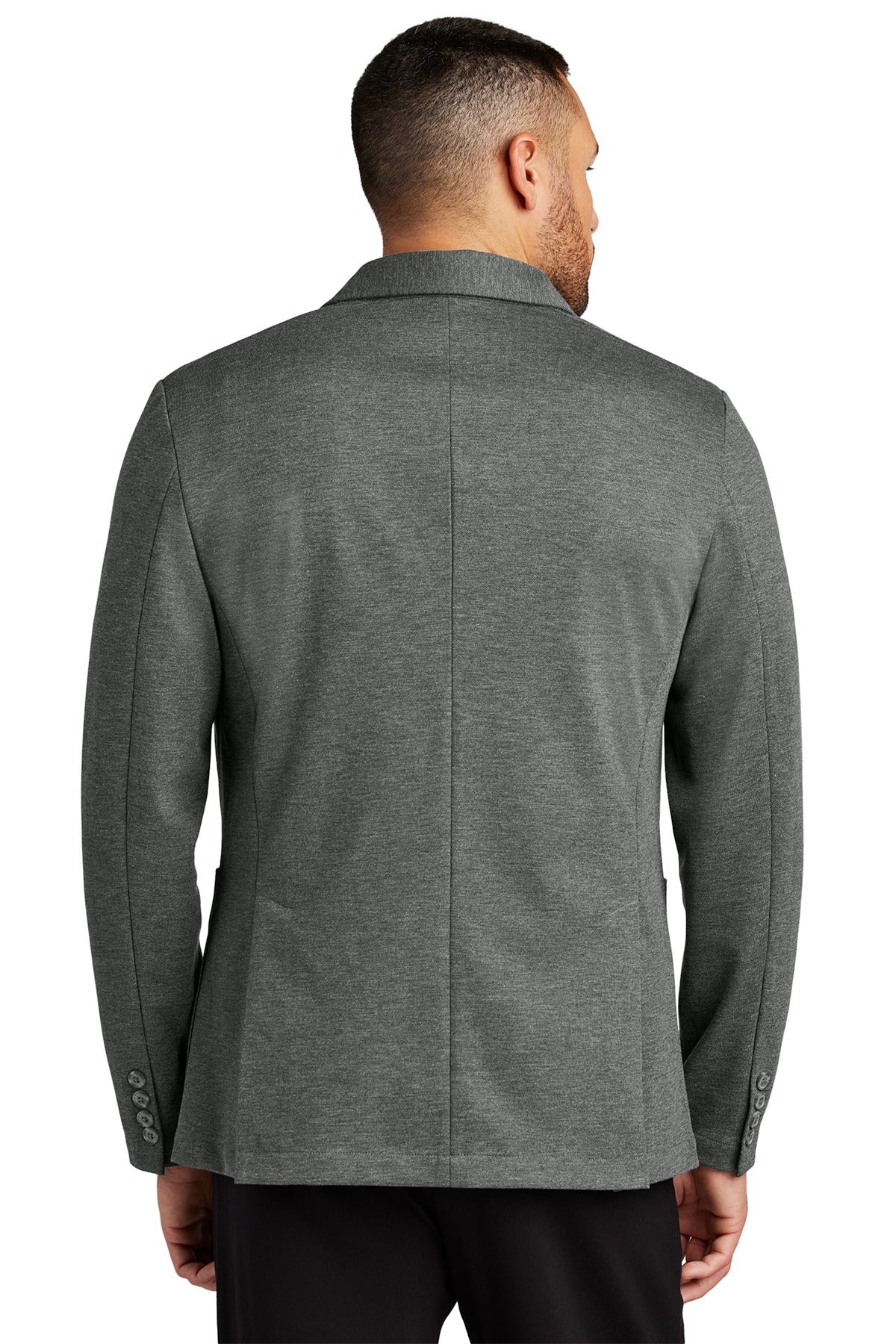 Mercer+Mettle ®  Relaxed Knit Blazer MM3030 Storm Grey Heather_2