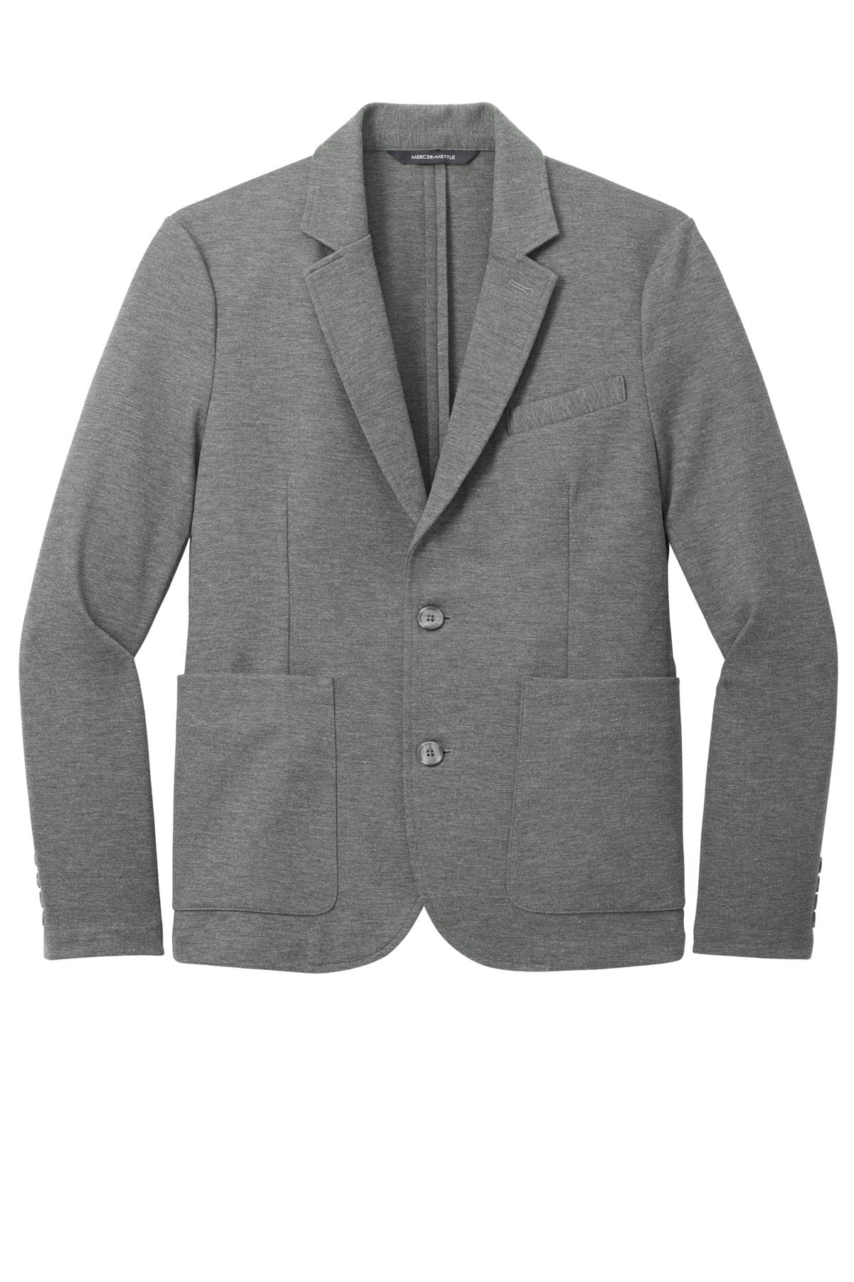 Mercer+Mettle ®  Relaxed Knit Blazer MM3030 Storm Grey Heather_4