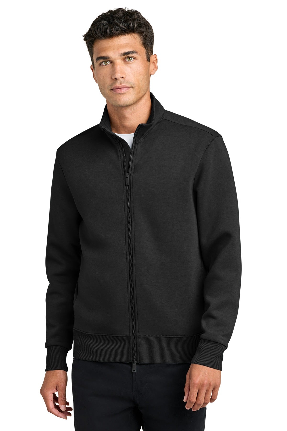 Mercer+Mettle ®  Soft Spacer Full-Zip MM3102 Deep Black_1