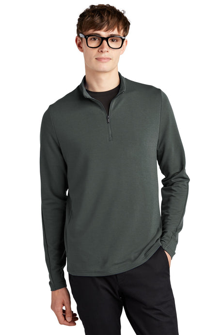 Mercer+Mettle ®  Stretch 1/4-Zip Pullover MM3010 Anchor Grey_1