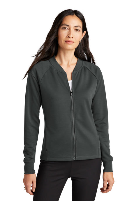 Mercer+Mettle ®  Women's Double-Knit Bomber MM3001 Anchor Grey_1