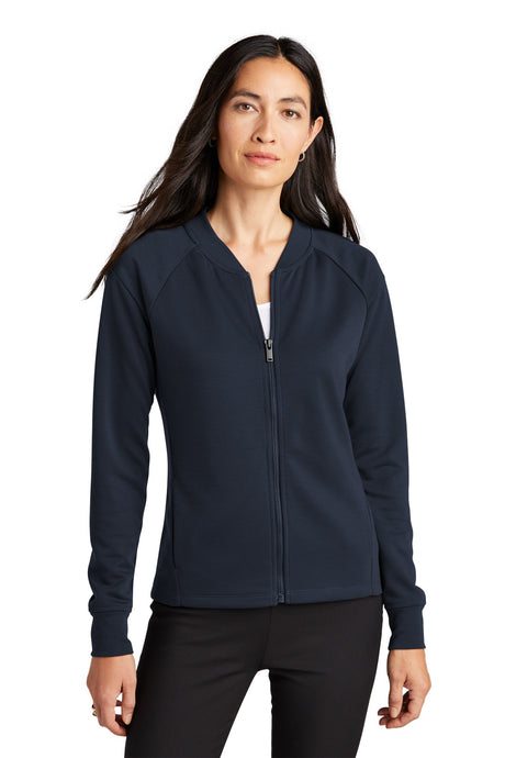 Mercer+Mettle ®  Women's Double-Knit Bomber MM3001 Night Navy_1