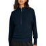 Mercer+Mettle ®  Women's Linear Texture 1/4-Zip MM3041 Night Navy_1