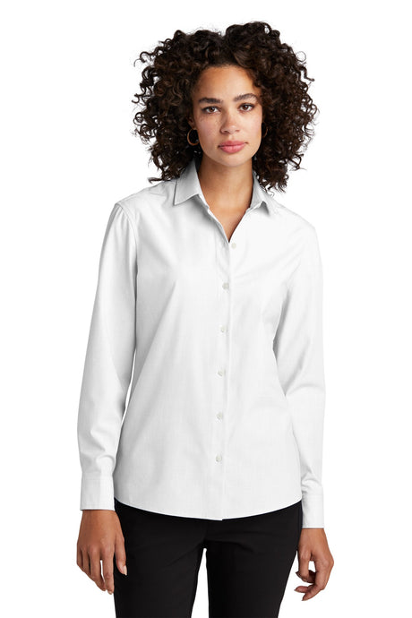 Mercer+Mettle ®  Women's Long Sleeve Stretch Woven Shirt MM2001 White_1