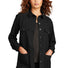Mercer+Mettle ®  Women's Long Sleeve Twill Overshirt MM2021 Deep Black_2