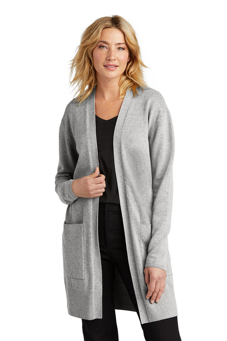Mercer+Mettle ®  Women's Open-Front Cardigan Sweater MM3023 Gusty Grey Heather_1