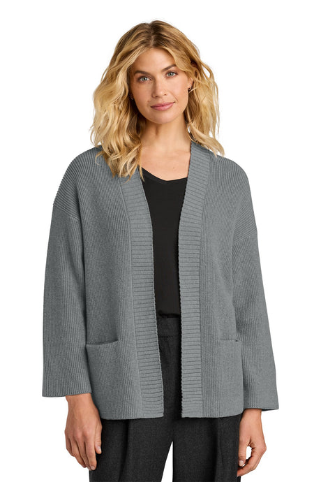 Mercer+Mettle ®  Women's Open Cardi MM3021 Gusty Grey Heather_1
