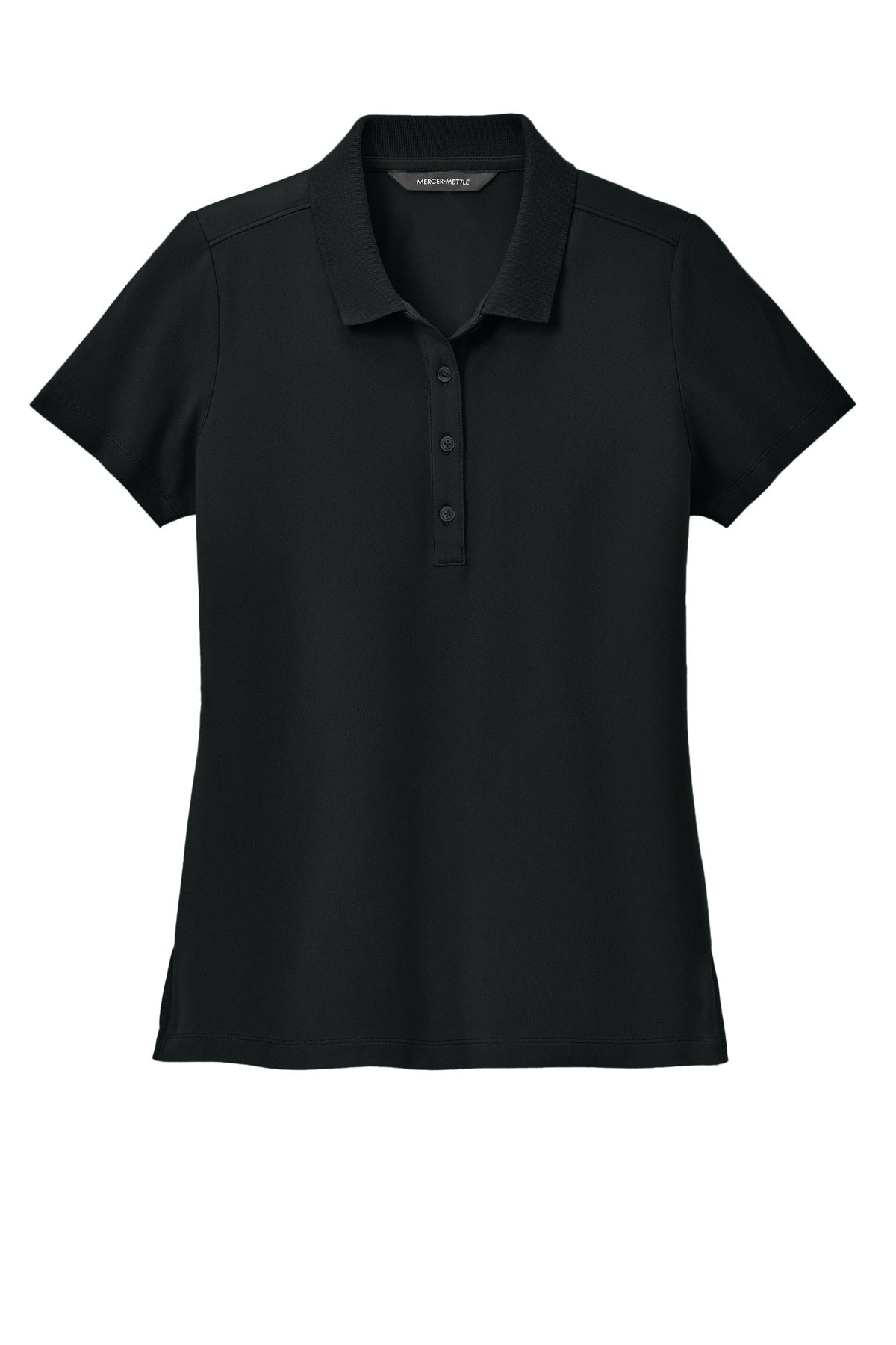 Mercer+Mettle ®  Women's Stretch Pique Polo MM1005 Deep Black_4