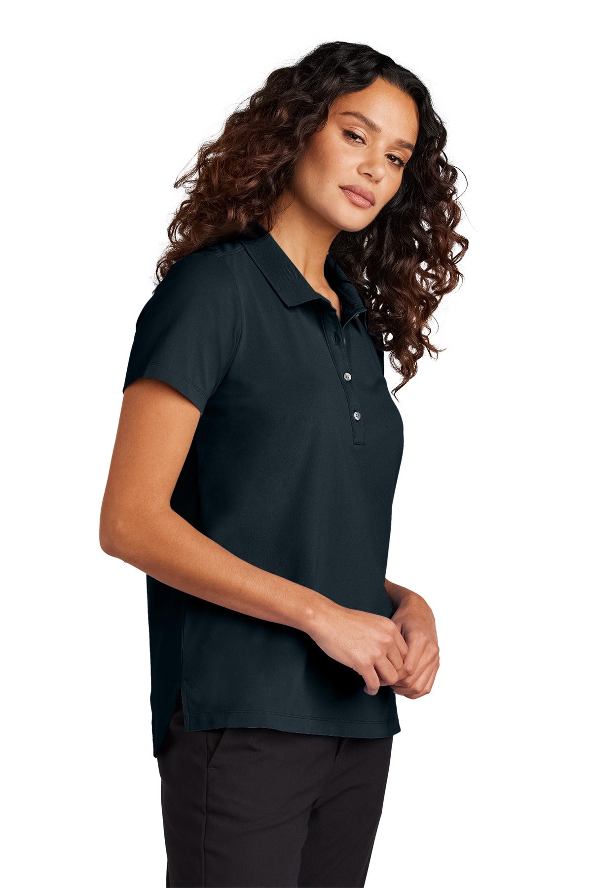 Mercer+Mettle ®  Women's Stretch Pique Polo MM1005 Night Navy_3
